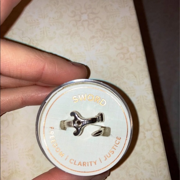 Alex and Ani sward ring - Picture 2 of 4